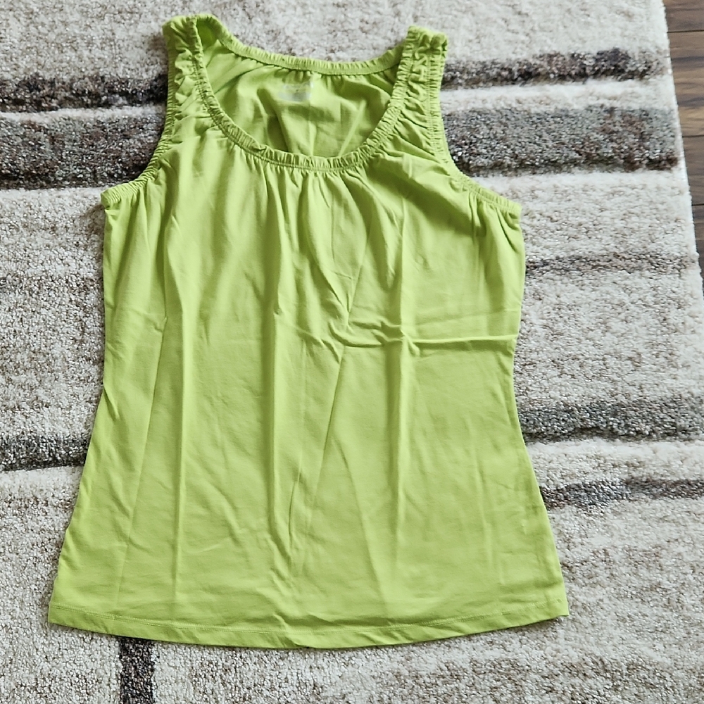 Merona Lime Green Sleeveless Top